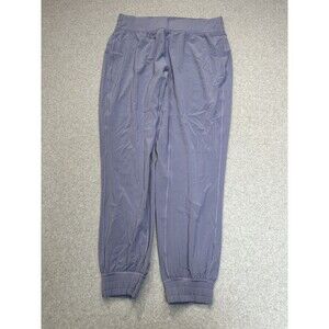 Lululemon Womens size 10 Sun Setter Jogger Pants Blue Active Athleisure LW5BWHS